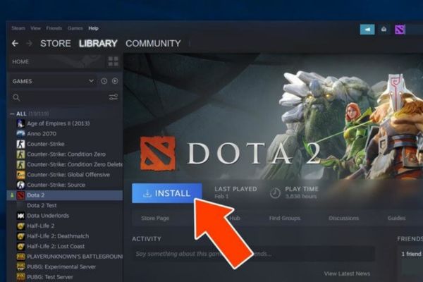 cấu hình chơi dota 2 trên pc